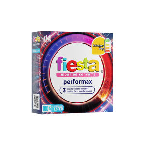 Bao cao su kéo dài thời gian FIESTA Performax size 53mm - Hộp 3 bao